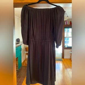 NEW Splendid little black dress small cotton off the shoulder comfy summer